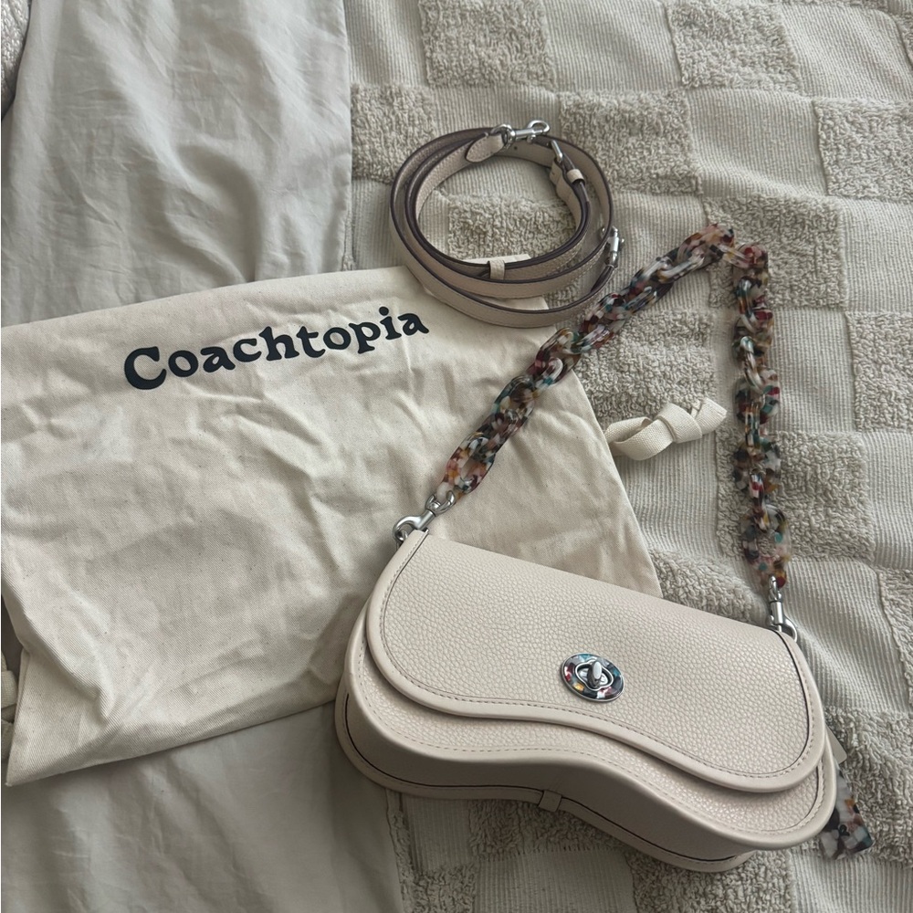 Coach Cream Shoulder Bag